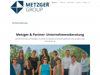 metzger-group.de Webseite Vorschau
