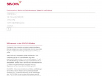 sinova-klinik.de Webseite Vorschau
