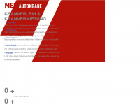neu-autokrane.de Webseite Vorschau