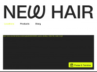 new-hair.de Webseite Vorschau