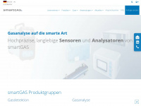 smartgas.eu Webseite Vorschau