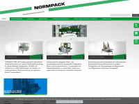 normpack.com Webseite Vorschau