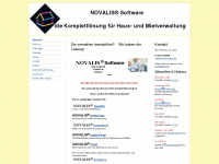 novalis-online.de Webseite Vorschau