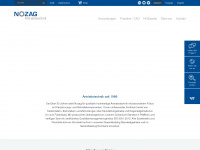 nozag.ch Webseite Vorschau