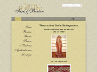 saris-borten.de Webseite Vorschau