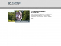 nuvolin.de Webseite Vorschau