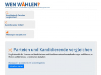 wen-waehlen.de Webseite Vorschau