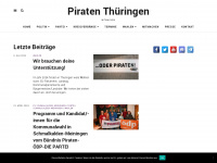 piraten-thueringen.de Webseite Vorschau