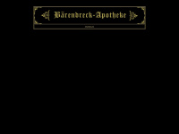 baerendreck-apotheke.de Webseite Vorschau
