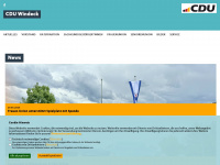 cdu-windeck.de Webseite Vorschau