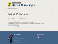 freies-montenegro.de Webseite Vorschau