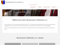 musikverein-stollhofen.de Webseite Vorschau