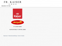 fr-kaiser.com Webseite Vorschau