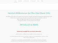 oeko-obst-blank.de Webseite Vorschau