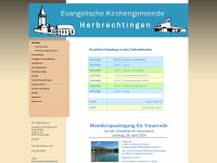ev-kirche-herbrechtingen.de Webseite Vorschau