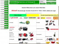 h-kronenberg.ch Webseite Vorschau