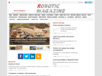 roboticmagazine.com Webseite Vorschau