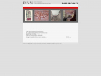 dam-archiv.de Webseite Vorschau