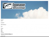 oppenauer-gleitschirmflieger.de Webseite Vorschau