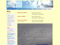optibeam.info Webseite Vorschau