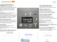 orangedental.de Webseite Vorschau