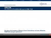 orcon.de Webseite Vorschau
