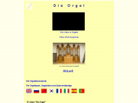 orgel-info.de Webseite Vorschau
