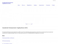 orgel.ch Webseite Vorschau