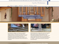 orgelbau-wiedenmann.de Webseite Vorschau