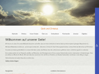gott-und-christus.de Webseite Vorschau