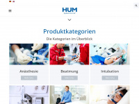 hum-online.de Webseite Vorschau
