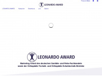 leonardoaward.com Webseite Vorschau