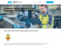 osd-schenck.de Webseite Vorschau