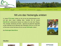 heckengaeu-naturfuehrer.de Webseite Vorschau