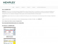 memplex.de Webseite Vorschau