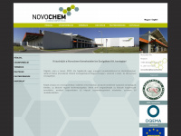 novochem.hu Webseite Vorschau