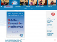 musikschule-owen.de Webseite Vorschau