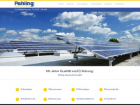 pahling.com Webseite Vorschau