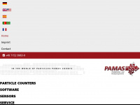 pamas.de Webseite Vorschau