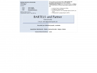 patent-bartels.de Webseite Vorschau