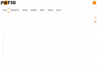 patig-gmbh.com Webseite Vorschau