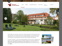pension-tannenheim.de Webseite Vorschau