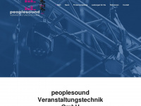 people-sound.de Webseite Vorschau