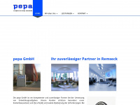 pepa-gmbh.de Webseite Vorschau