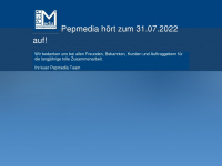 pepmedia.de Webseite Vorschau