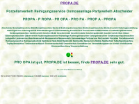 propa.de Webseite Vorschau