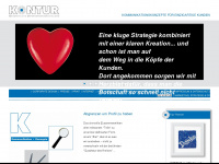 kontur-communication.de Webseite Vorschau