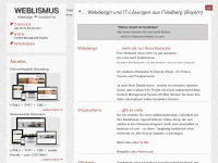weblismus.de Webseite Vorschau