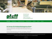 pfeff-maschinen.de Webseite Vorschau