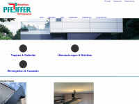 pfeiffer-metallbau.de Webseite Vorschau